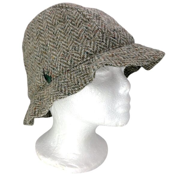 Hats of Ireland Donegal Castlebar Irish Walking Tweed Fedora Wool VTG 7 1/2  60” - Picture 1 of 16